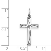 Sterling Silver Cross with Doves