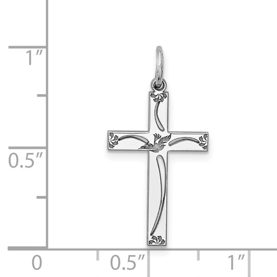 Sterling Silver Cross with Doves