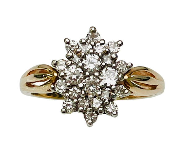 1/2 Carat TW Cluster Ring