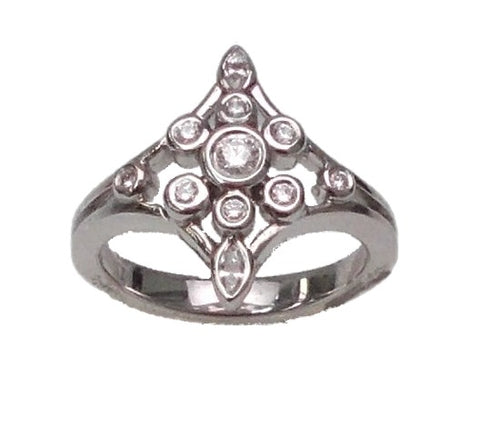 Contemporary 1/4 Carat TW Diamond Ring