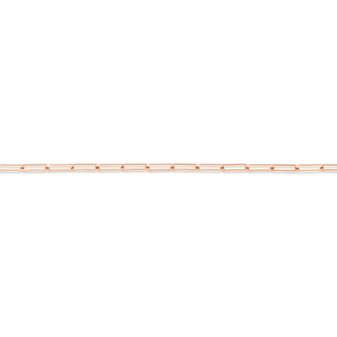 Rose Gold Paper Clip Chain