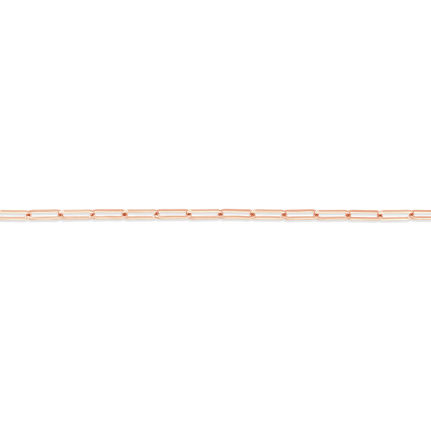 Rose Gold Paper Clip Chain