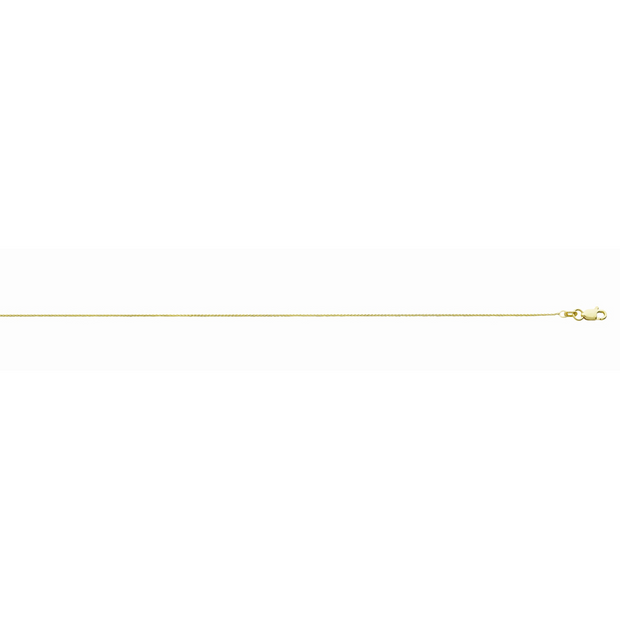 Diamond-cut Round Wheat Chain