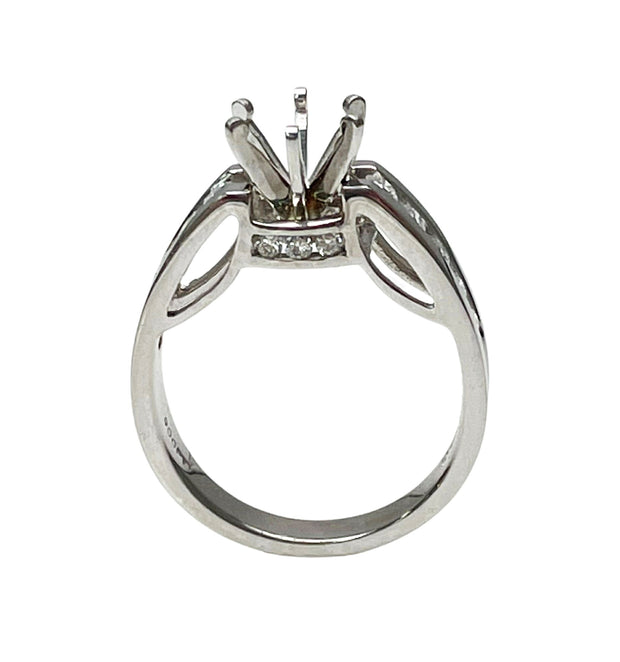 1/2 TW Carat Diamond Semi Mount Engagement Ring