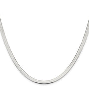 4.5mm 20 Inch Sterling Silver Herringbone