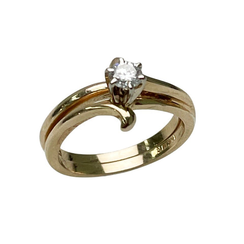 .25 Carat Two Peice Wedding Set