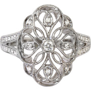1/5 Carat TW Diamond Vintage Ring