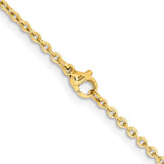 2.3mm IP-Plated Stainless Steel Cable Chain