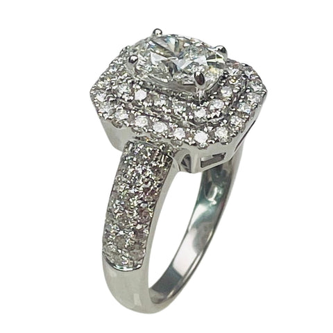 Fabulous Lab Grown 2.06 Carat Total Weight Diamond Fashion Ring