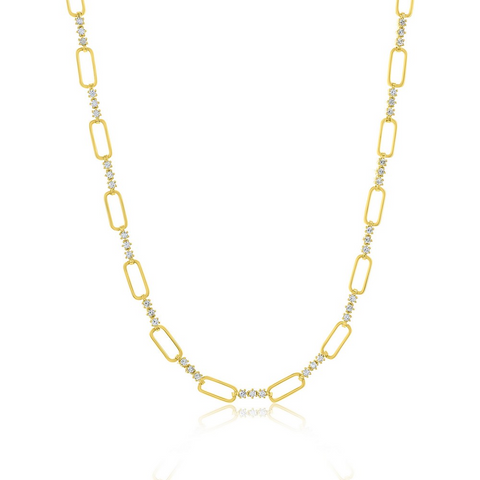 Gold Plated Sterling Silver Necklace