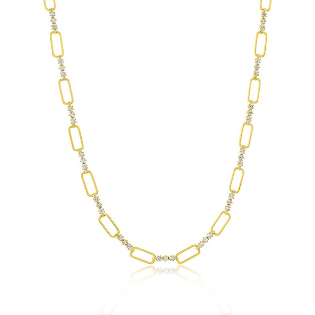 Gold Plated Sterling Silver Necklace