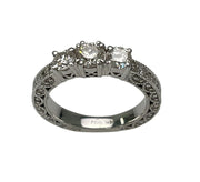 Vintage Three Stone Ring