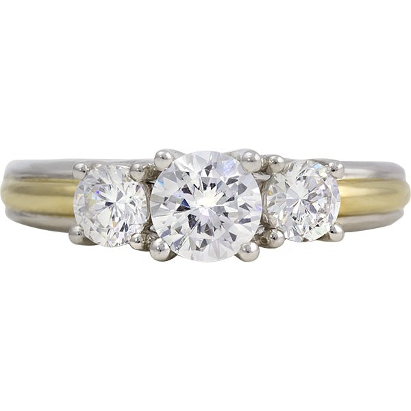 Impressive Three Diamond Ring