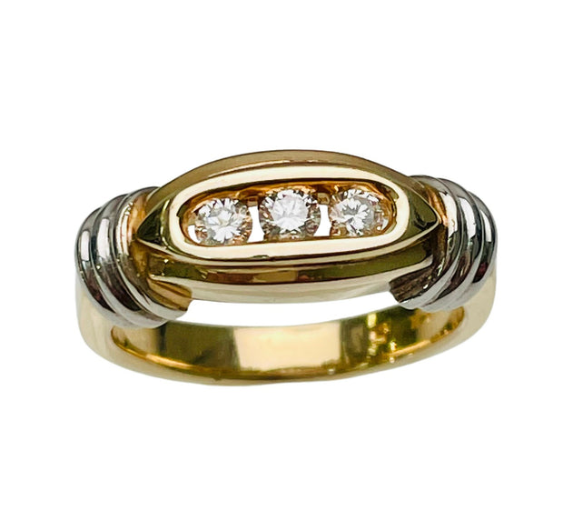 1/5 Carat TW 3 Diamond Band