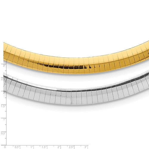 6.0mm Reversible Omega Necklace
