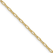 14k Gold Paper Clip Chain