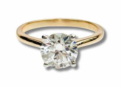 1.50 Carat Lab Grown Round Brilliant Diamond Solitair