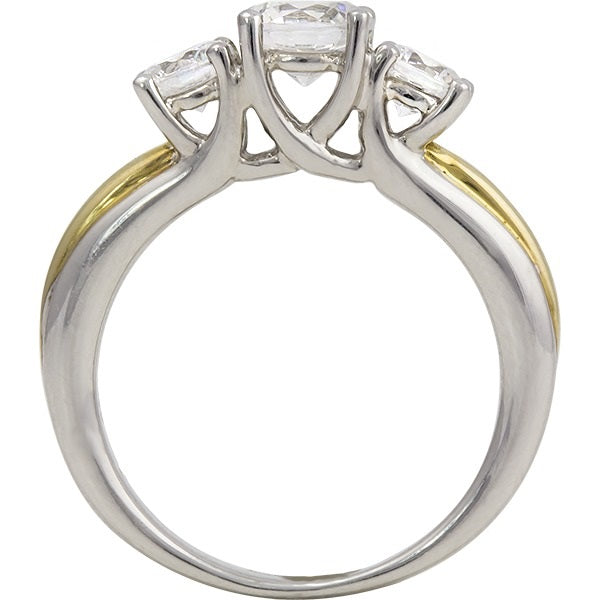 Impressive Three Diamond Ring