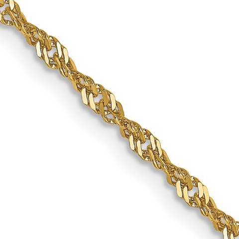 14k Gold Singapore Chain