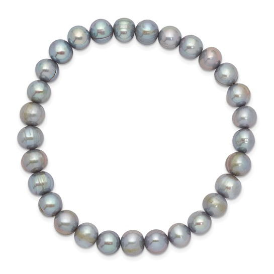 6-7mm Grey Freshwater Pearl Stretch Bracelet