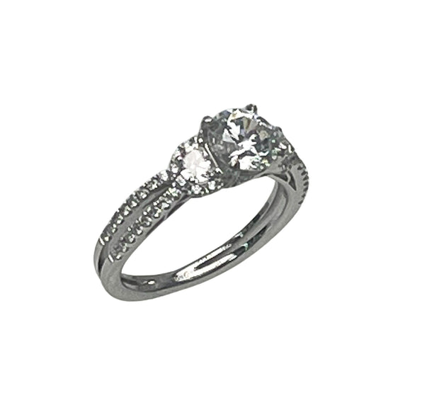 5/8 TW Carat Diamond Semi Mount Engagement Ring