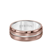8mm Espresso Tungsten Carbide Ring