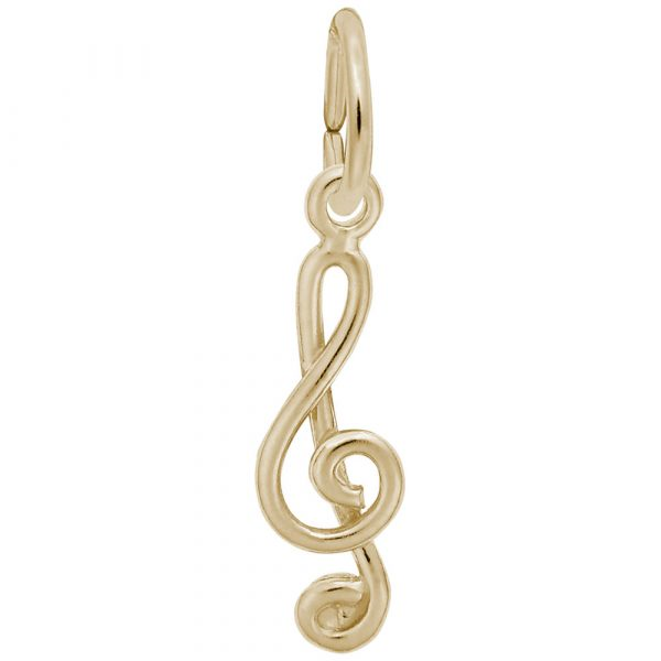 Treble Clef Accent Charm