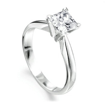 .33 Carat Princess Cut Diamond Solitaire