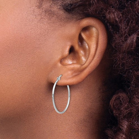 Sterling Silver Hoop Earrings