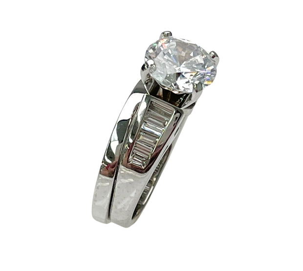 5/8 TW Carat Diamond Semi Mount Wedding Set
