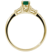 Emerald & Diamond Ring.