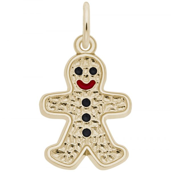 Gold Plated Gingerbread Man