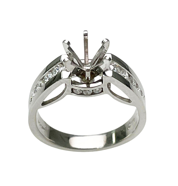 1/2 TW Carat Diamond Semi Mount Engagement Ring