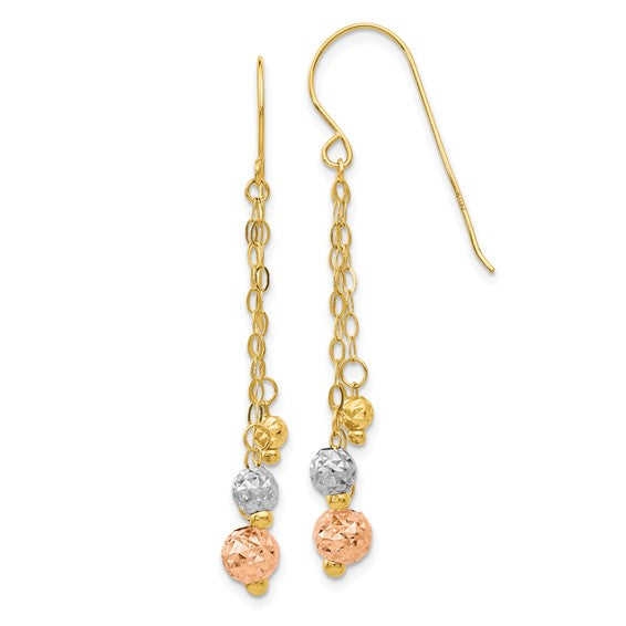 14 Karat Gold Dangle Earrings