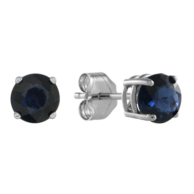 Created Sapphire Studs