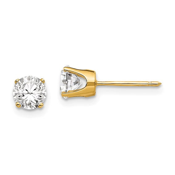 5.0mm Cubic Zirconia Studs