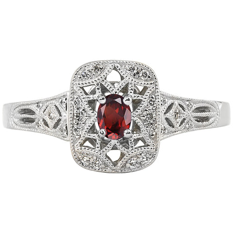 Vintage Garnet Ring