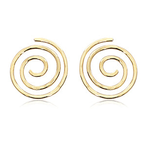 Spiral Stud Earrings