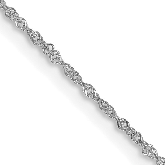 1.0mm Diamond Cut Singapore Chain