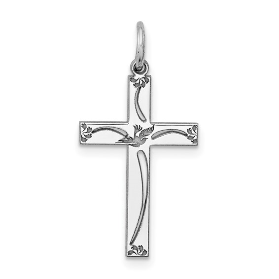 Sterling Silver Cross with Doves