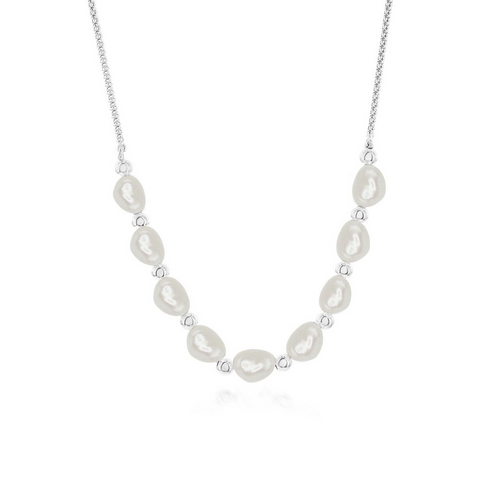 Sterling Silver Freshwater Pearl Necklace