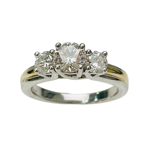 Impressive Three Diamond Ring