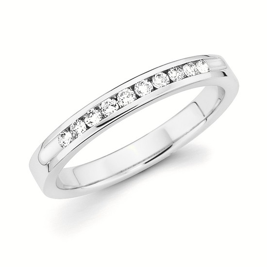 Channel Set Diamond Band