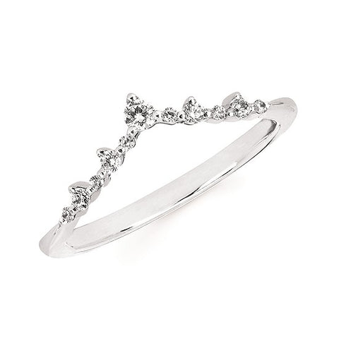 Tiara Style Diamond Band