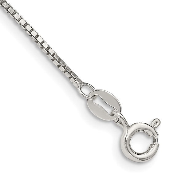 1.10 Stelring Silver Box Chain