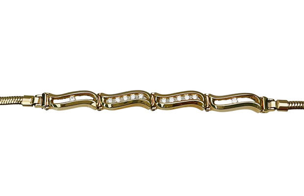 Kasper & Esh Diamond Add A Link Bracelet