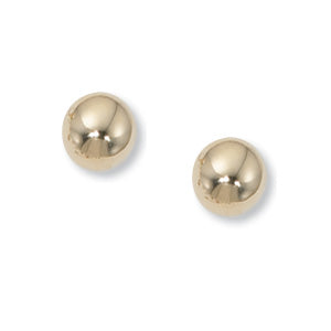 6.0mm Ball Gold Earrings