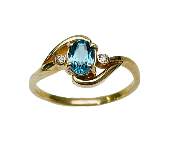 Blue Topaz Ring