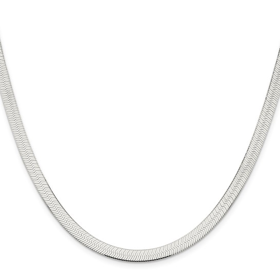 Sterling Silver Herringbone