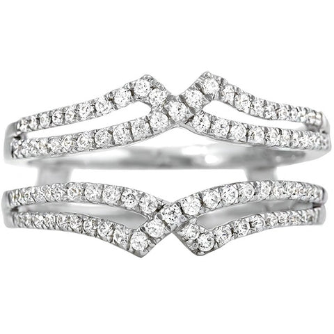 3/8 Total Weight Diamond Insert Ring